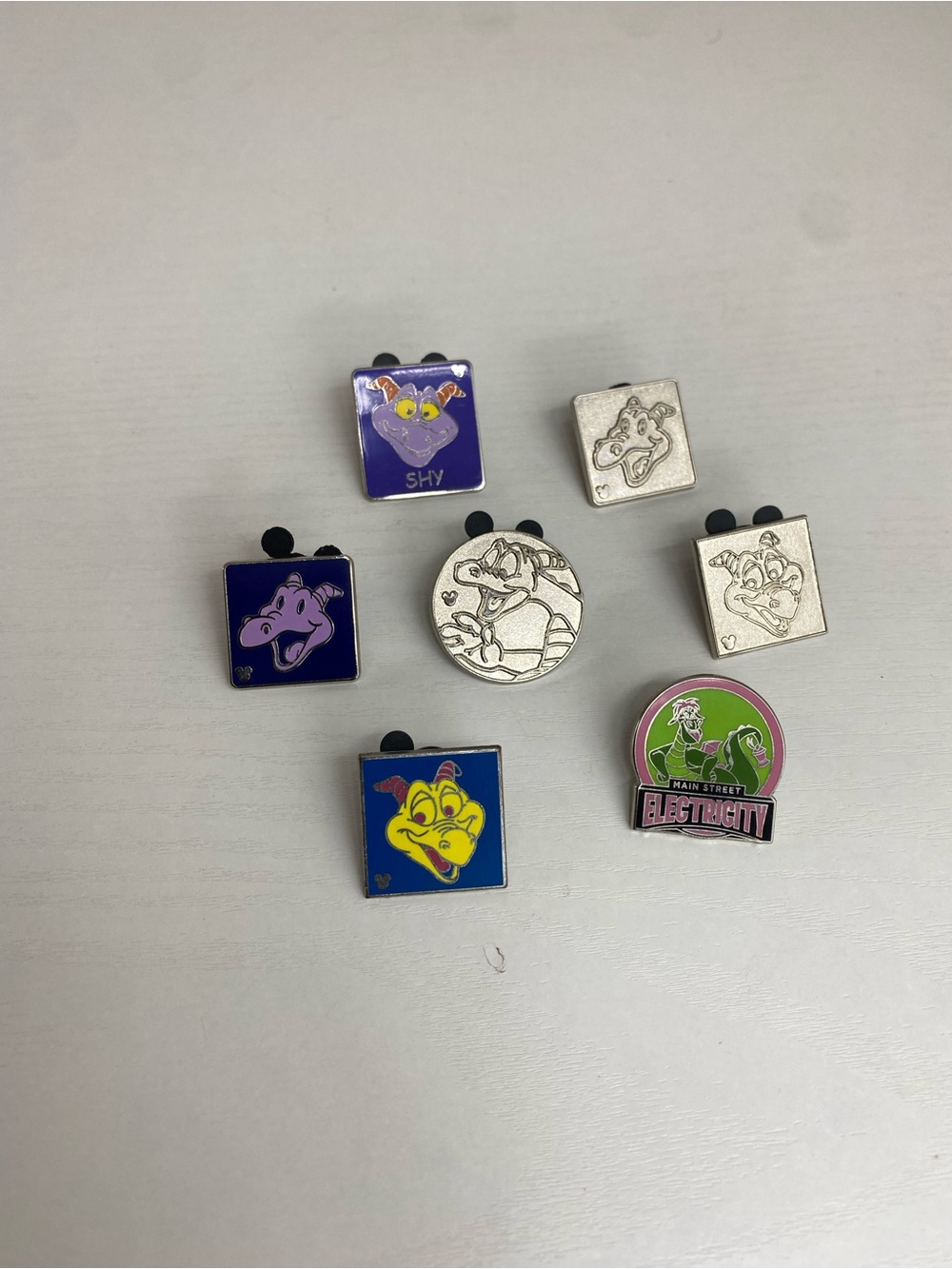 Walt Disney World Hidden Mickey pin featuring Figment pin